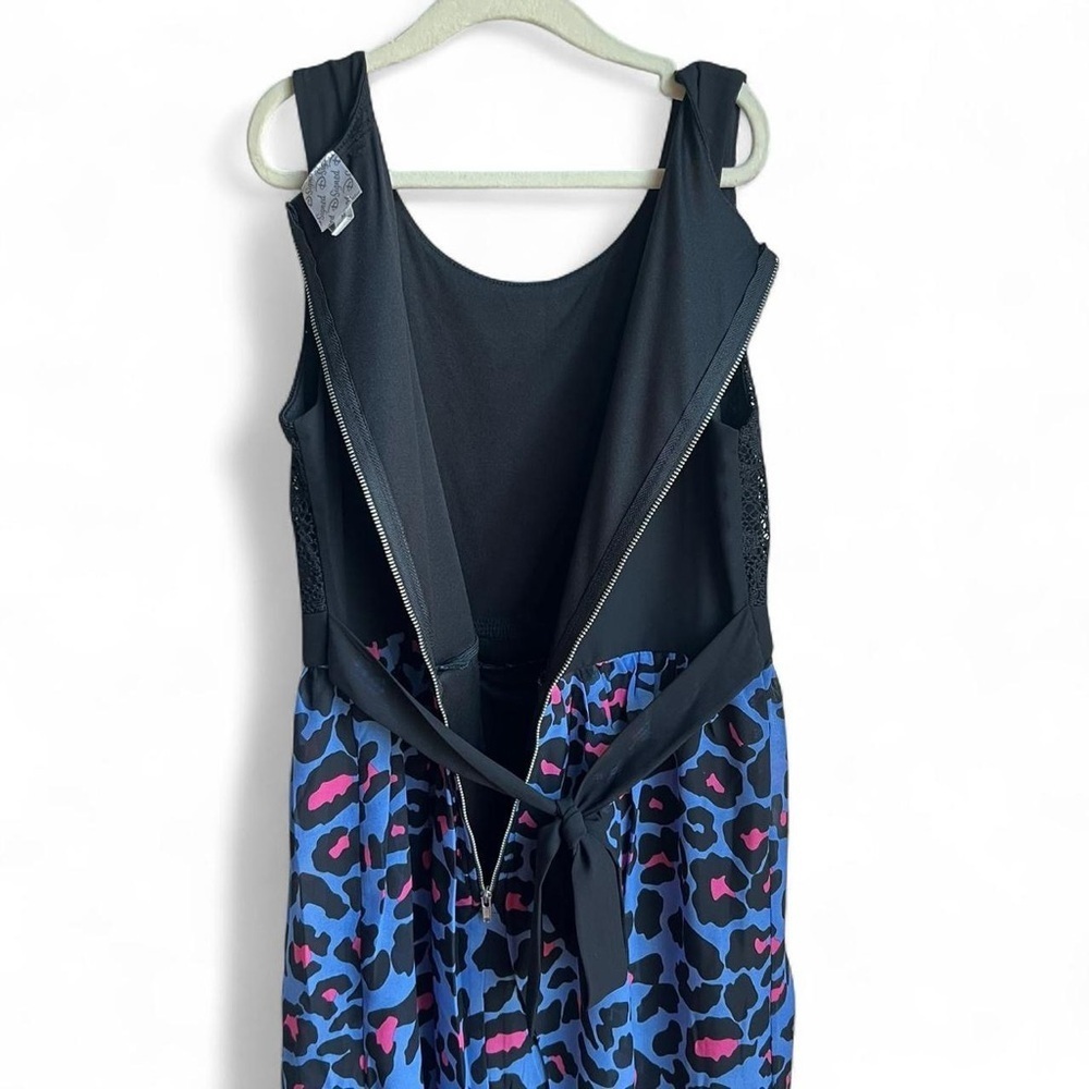 Stylish Black, Purple & Pink Kids Dress - Picture 5 of 8